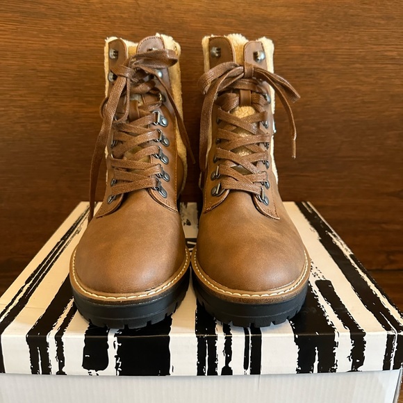 DV by Dolce Vita Algery Faux-Fur-Trim Booties - Picture 3 of 6